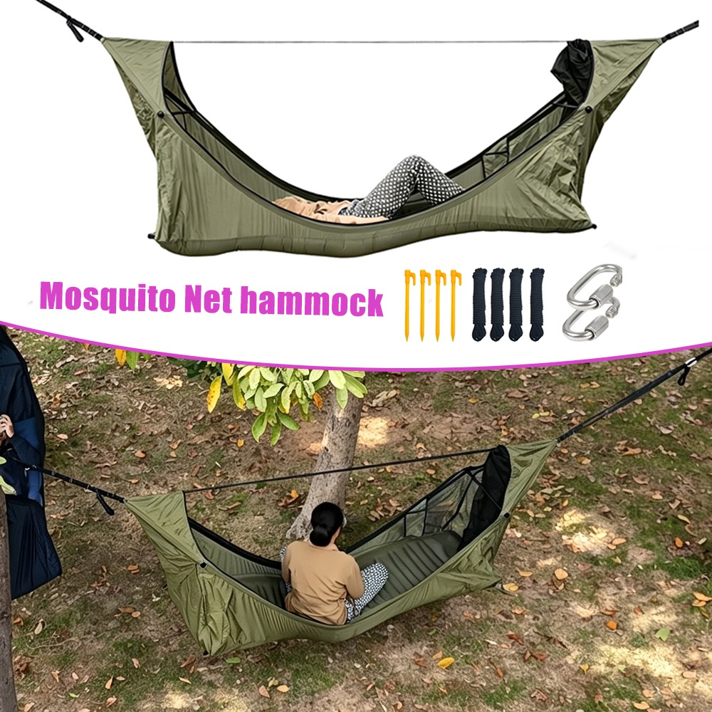 Flat Hammock with Mosquito Net - огляд і ціна Camping Hammock