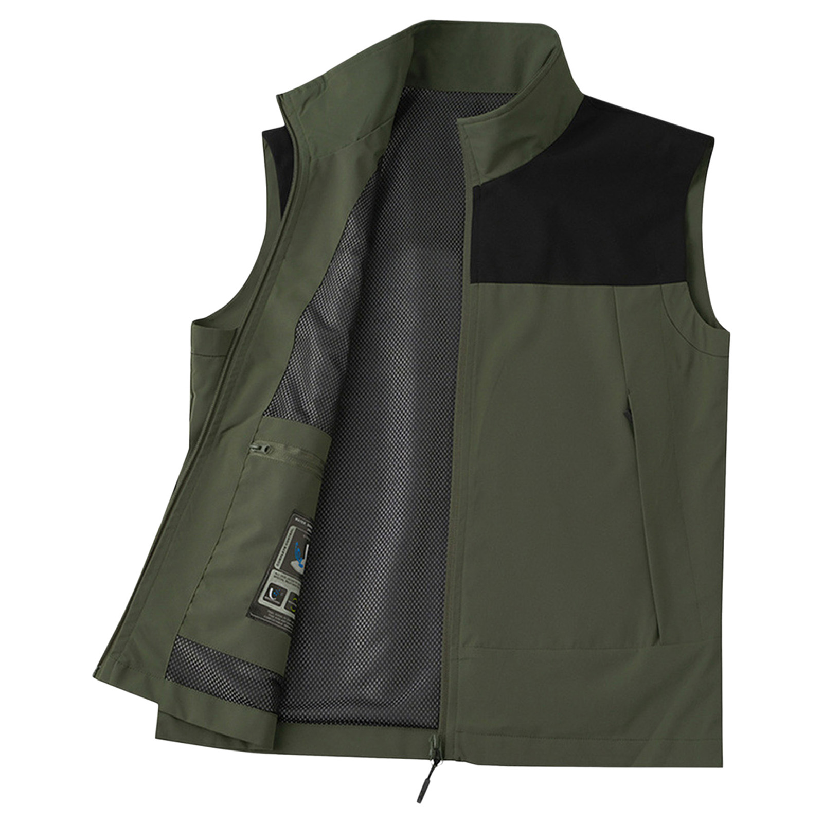#M-5XL Men Golf Vest Stand Col - огляд і ціна Outdoor Camping Winter