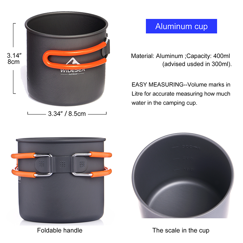 Widesea Camping Cookware Set O - огляд і ціна Outdoor Camping Dining Set