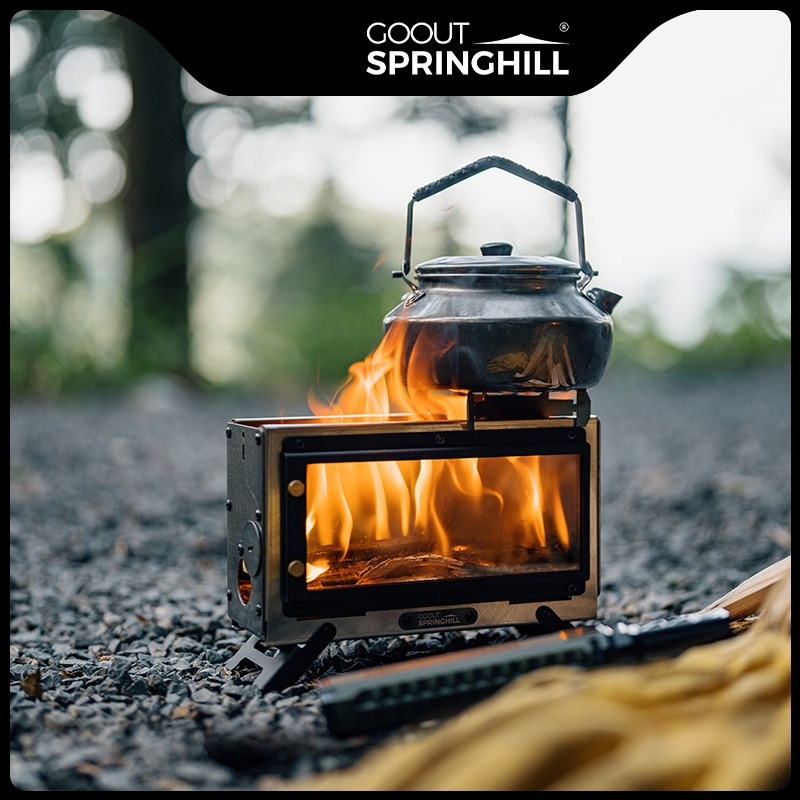 Goout Springhill Wood Stove Po - огляд і ціна Outdoor Camping Wood Stove
