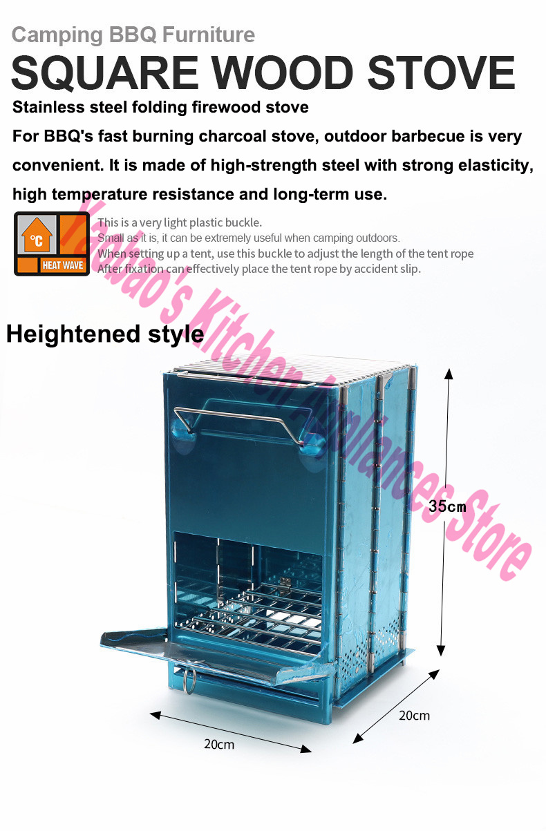 Wood Stove Outdoor Camping Equ - огляд і ціна Outdoor Camping Wood Stove