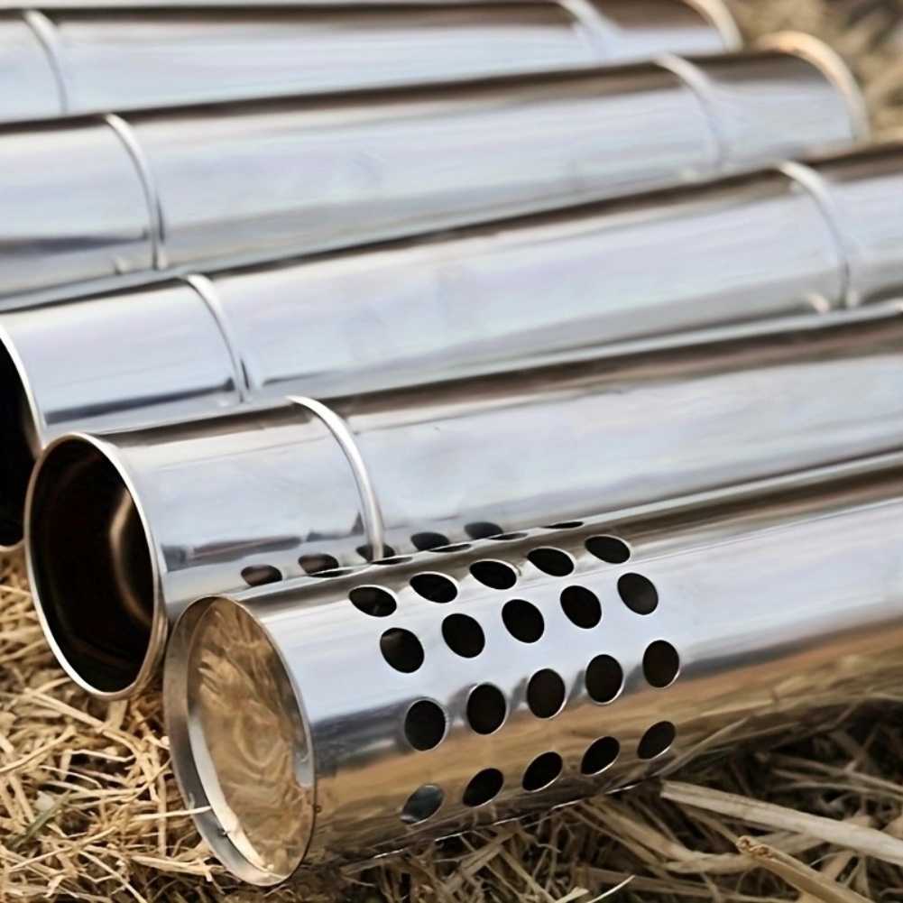 Stainless Steel Smoke Pipe Kit - огляд і ціна Outdoor Camping Wood Stove
