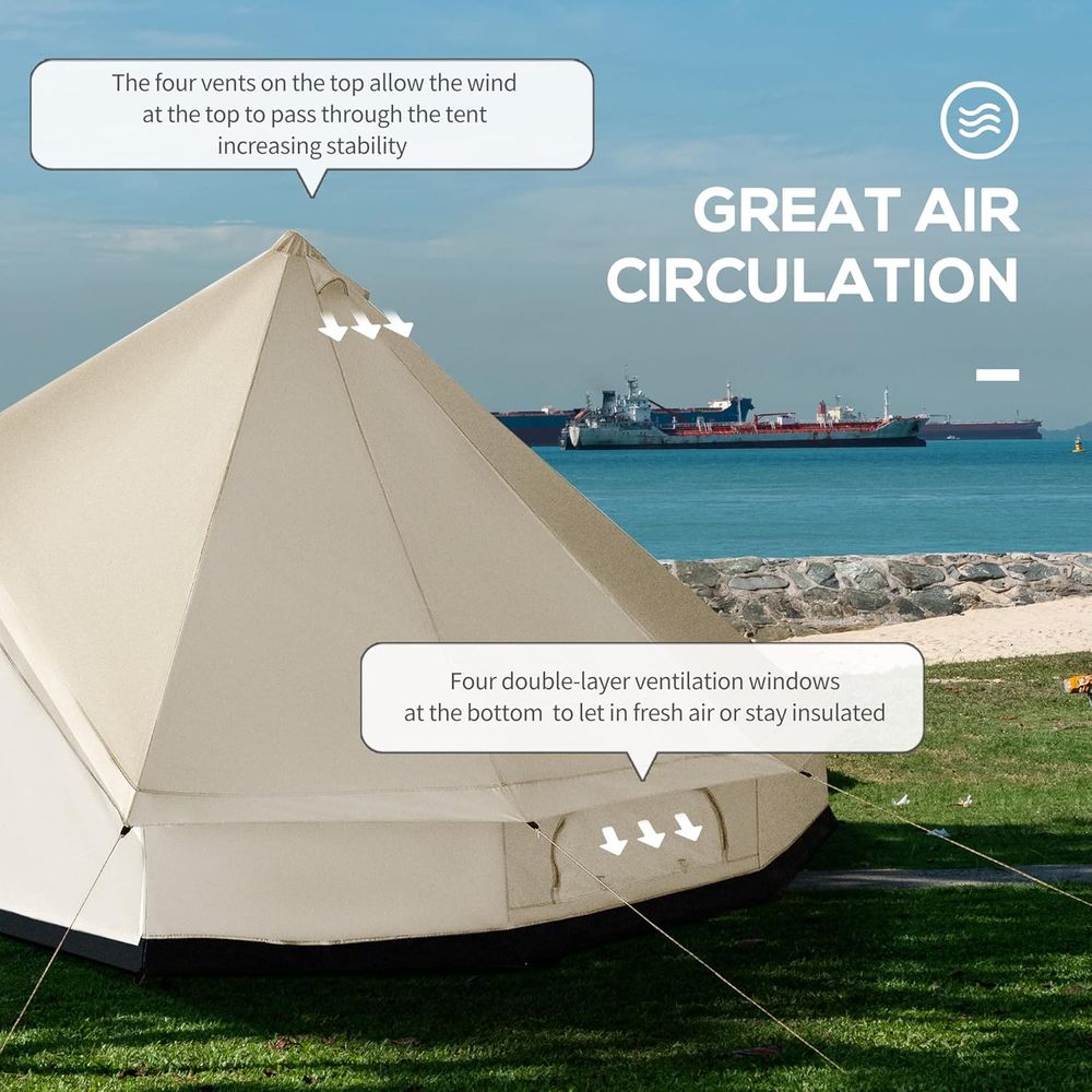 10-Person Spacious Glamping Te - огляд і ціна Outdoor Camping And Glamping
