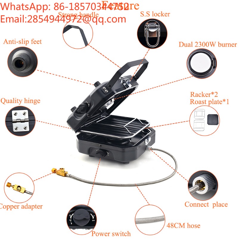 Dual‑Burner Portable Folding G - огляд і ціна Outdoor Camping Gas Stove