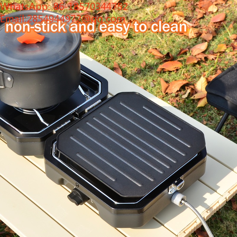 Dual‑Burner Portable Folding G - огляд і ціна Outdoor Camping Gas Stove