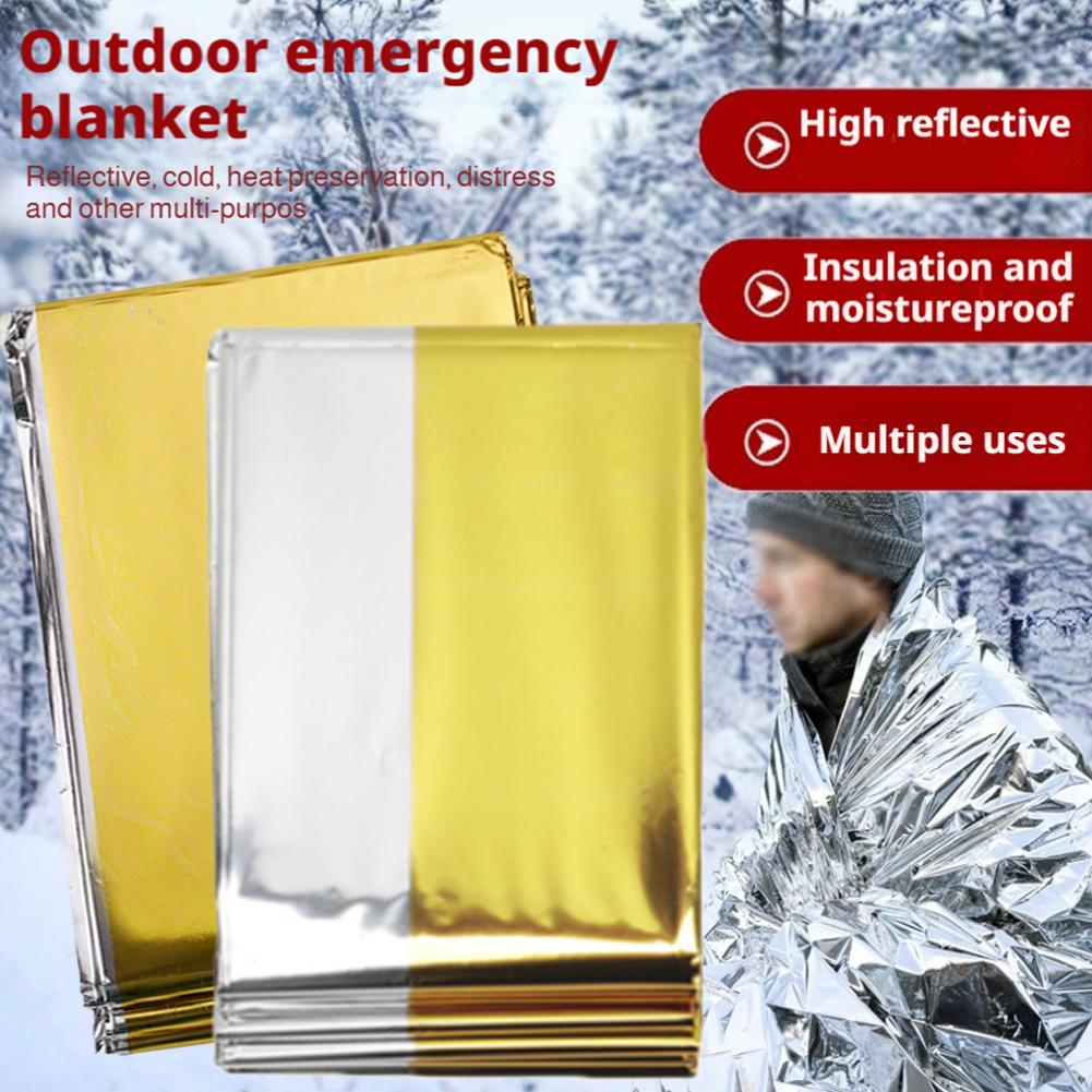 Hypothermia Rescue First Aid C - огляд і ціна Emergency Mylar Blanket