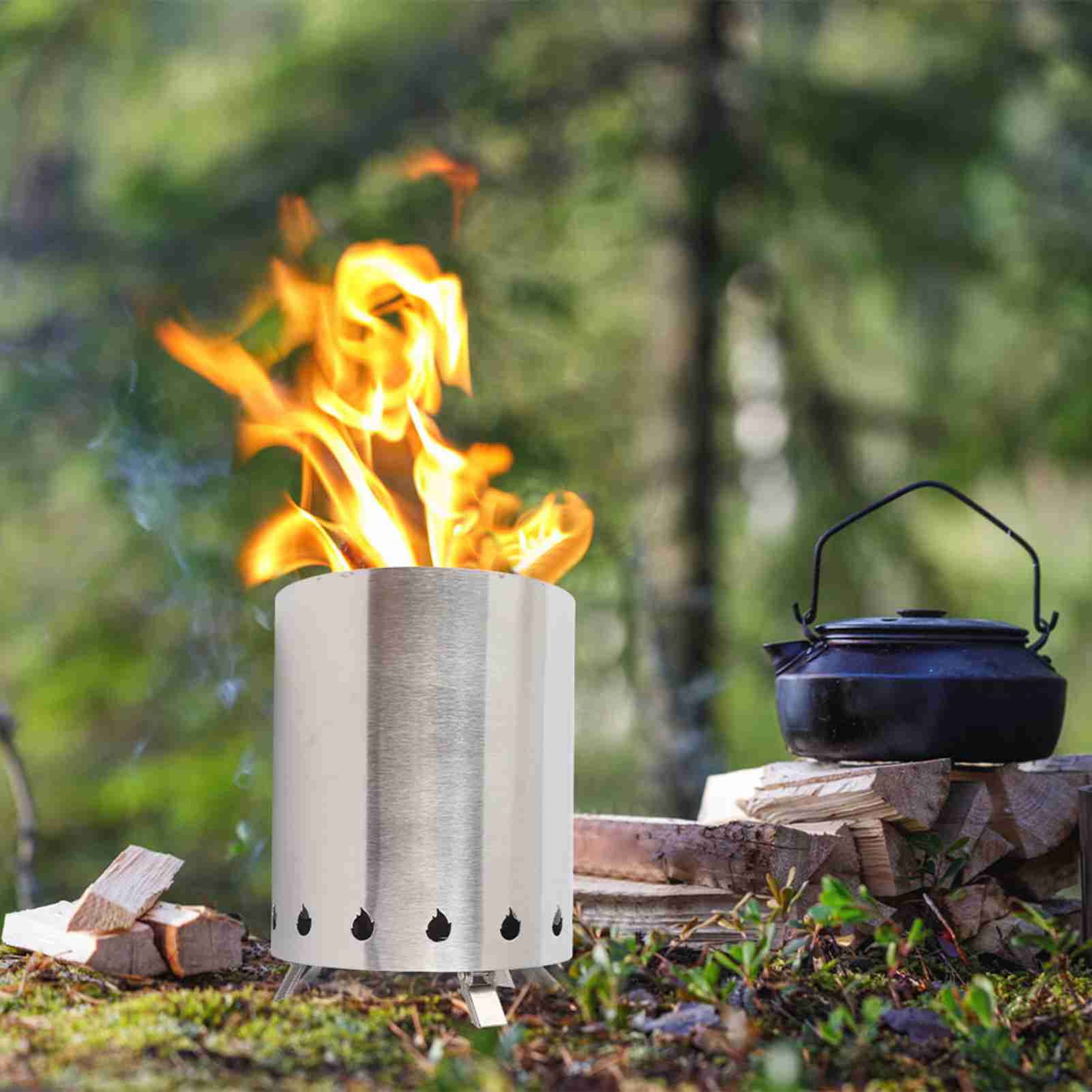 Backpacking Wood Stove Outdoor - огляд і ціна Outdoor Camping Wood Stove