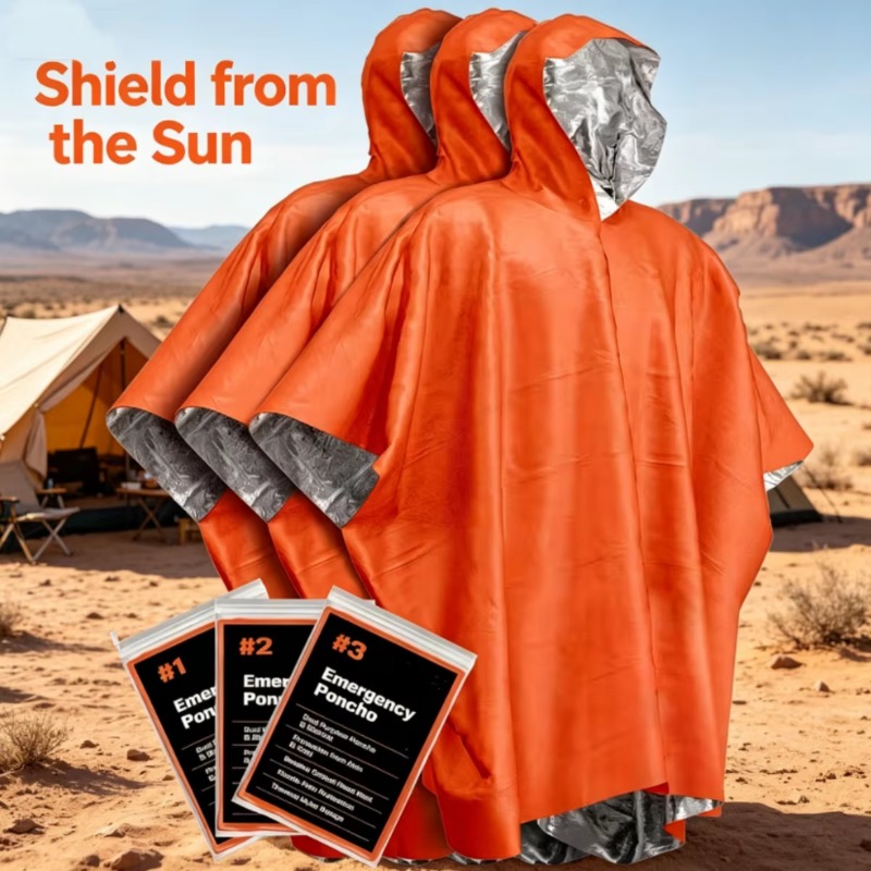 1-5PCS Multifunctional Surviva - огляд і ціна Emergency Mylar Blanket
