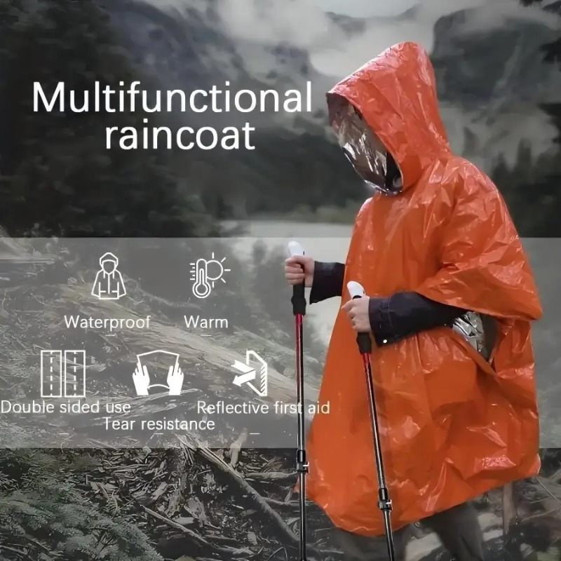 1-5PCS Multifunctional Surviva - огляд і ціна Emergency Mylar Blanket