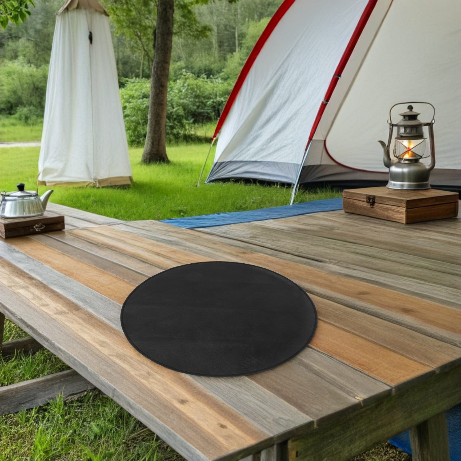Round Fireproof Bbq Mat Heat R - огляд і ціна Outdoor Camping Gas Stove