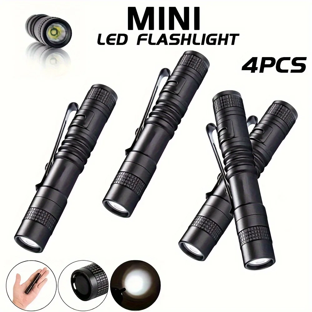 1-4PCS Mini Portable LED Pen L - огляд і ціна Outdoor Camping Decor