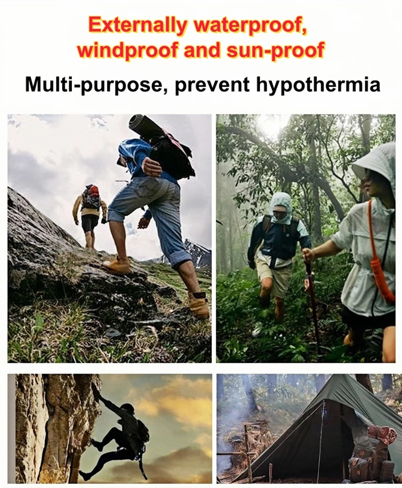1/4pcs Emergency Mylar Thermal - огляд і ціна Emergency Mylar Blanket