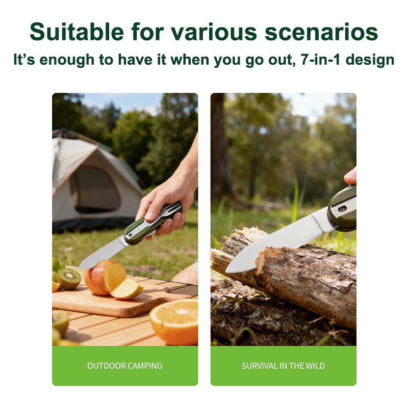 New Stainless Steel 7In1 Campi - огляд і ціна Outdoor Camping Dining Set