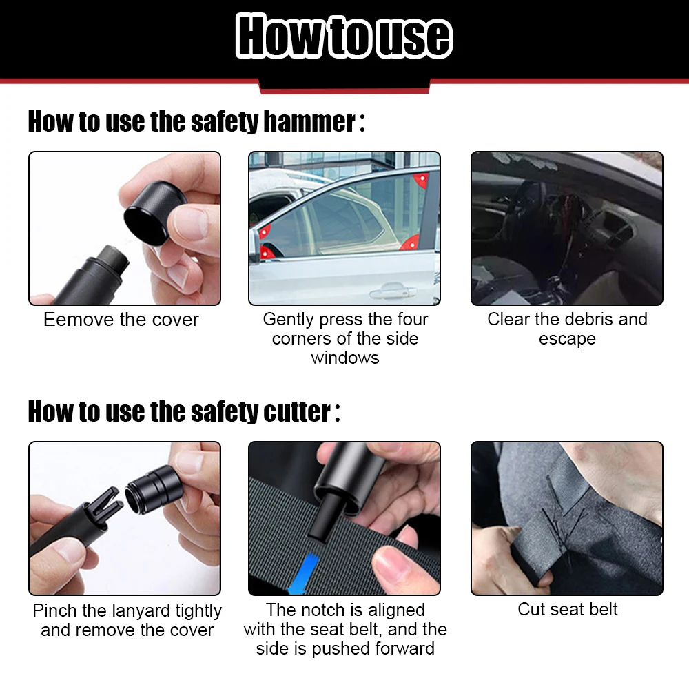 2 In 1 Car Safety Hammer Emerg - огляд і ціна Bivvy Bag Emergency