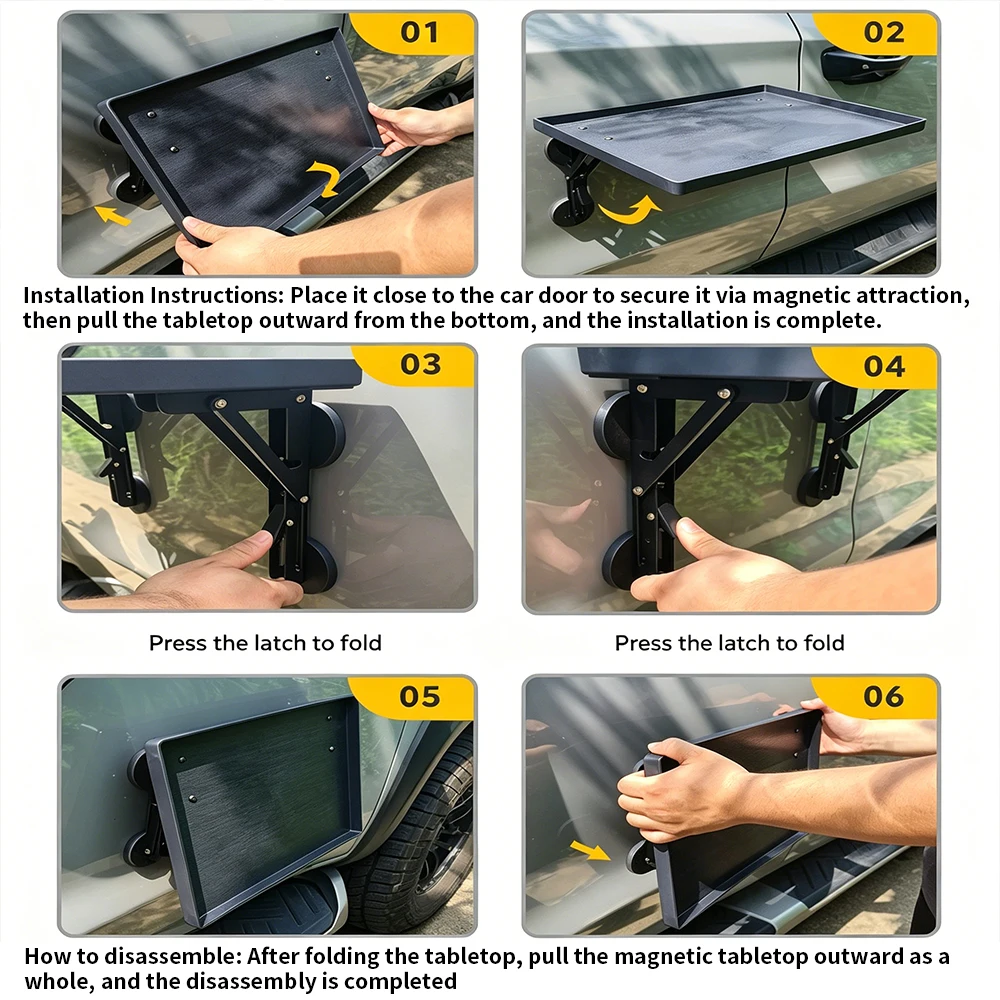 Portable Car Side Door Hanging - огляд і ціна Outdoor Camping Cooking Table