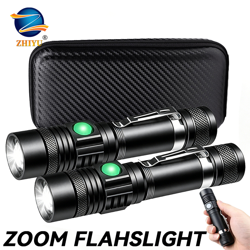 T6 LED Rechargeable Flashlight - огляд і ціна Outdoor Camping Decor