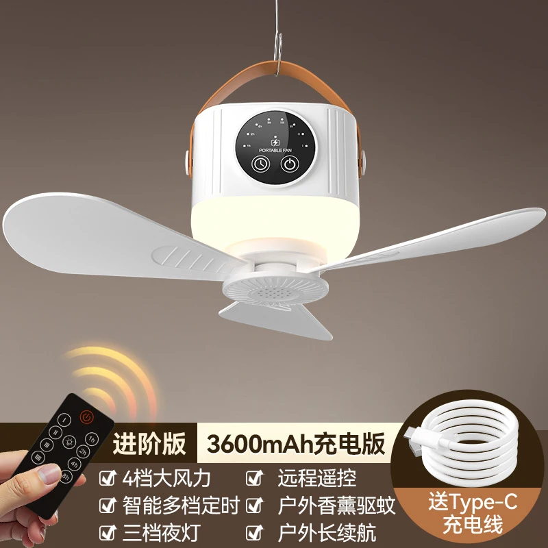 New Rechargeable Small Hanging - огляд і ціна Outdoor Camping Fan
