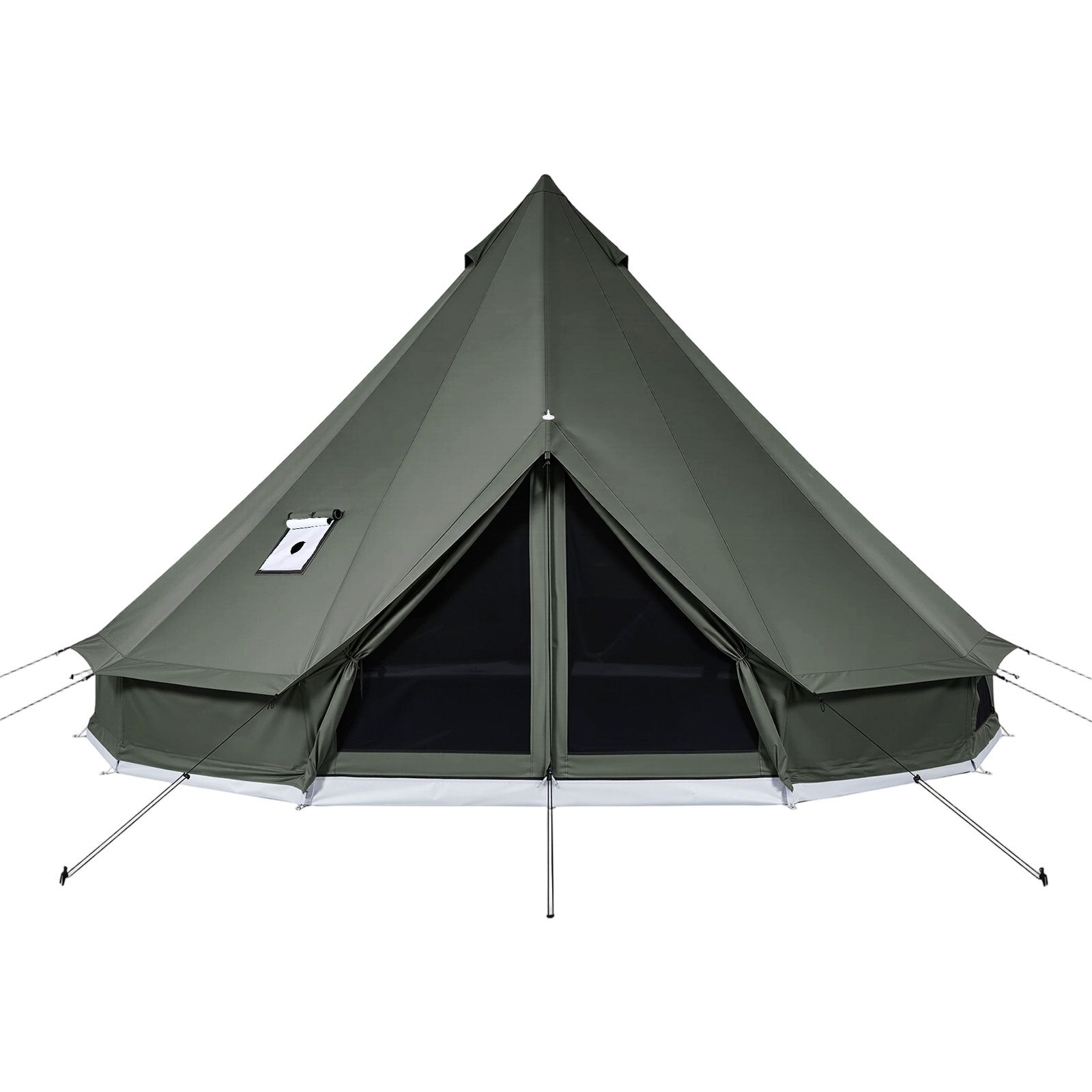 Canvas Bell Tent, 4 Seasons 16 - огляд і ціна Outdoor Camping And Glamping