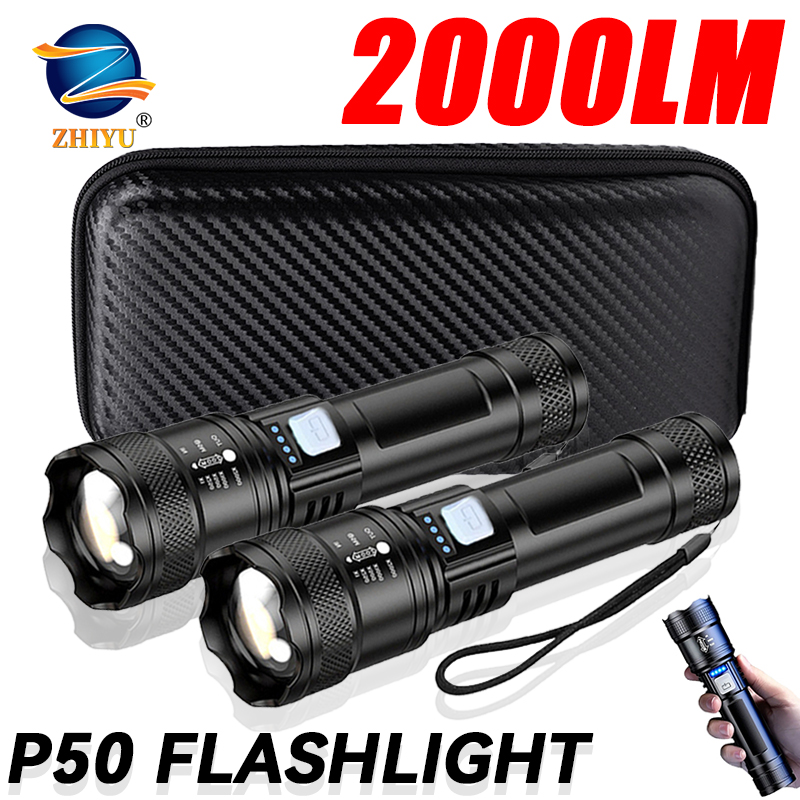 Tactical LED Flashlight 2000LM - огляд і ціна Outdoor Camping Decor