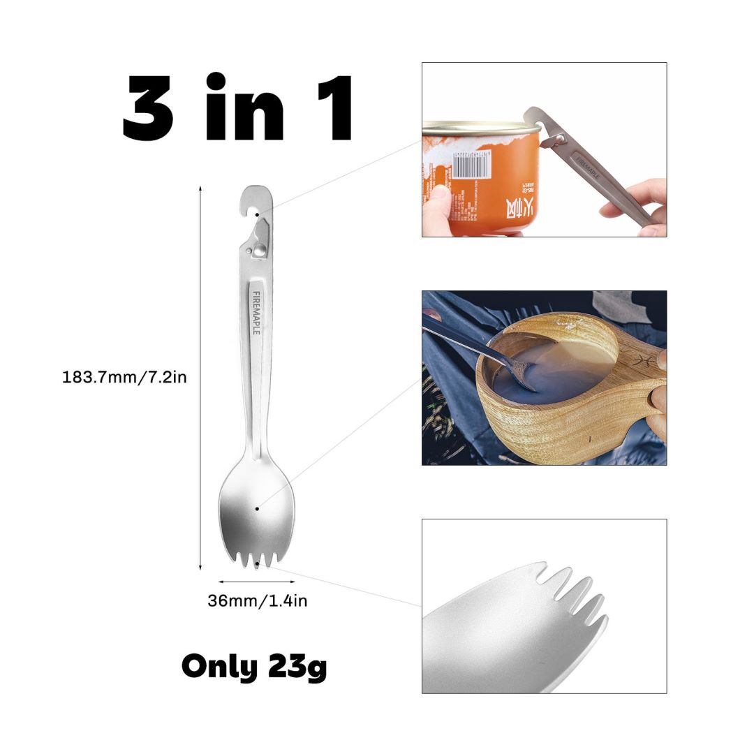 Fire Maple Titanium Spork With - огляд і ціна Outdoor Camping Dining Set