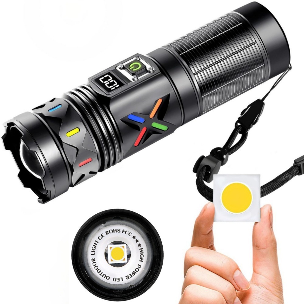 High Power LED Flashlight Tele - огляд і ціна Outdoor Camping Lantern