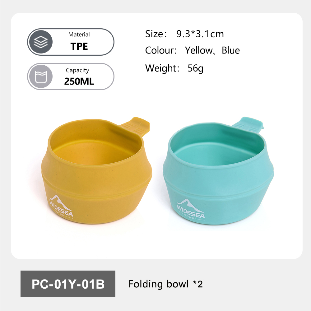 Widesea Camping 250ml Soft Fol - огляд і ціна Outdoor Camping Dining Set